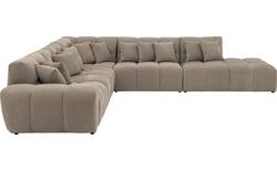 Goossens excellent hoeksalon kubus bruin stof - 8252886-goossens-excellent-kubus-bank-stof-bruin-01