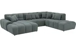 Goossens excellent u bank kubus groen stof - 8252890-goossens-excellent-kubus-bank-stof-groen-01