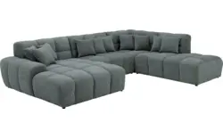 Goossens excellent u bank kubus groen stof - 8252890-goossens-excellent-kubus-bank-stof-groen-01