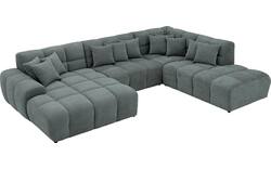 Goossens excellent u bank kubus groen stof - 8252890-goossens-excellent-kubus-bank-stof-groen-01