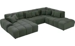 Goossens excellent u bank kubus groen stof - 8252892-goossens-excellent-kubus-bank-stof-groen-02
