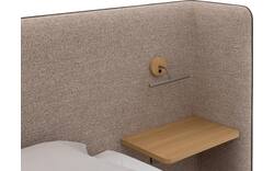 Goossens gestoffeerd bedframe burano storage bruin kunstleer - 8252935-goossens-burano-storage-bedframe-kunstleer-01