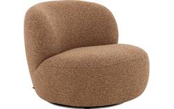 Goossens draaifauteuil avi bruin stof - 8252943-goossens-avi-fauteuil-stof-01
