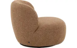 Goossens draaifauteuil avi bruin stof - 8252943-goossens-avi-fauteuil-stof-01