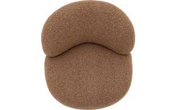 Goossens draaifauteuil avi bruin stof - 8252943-goossens-avi-fauteuil-stof-01