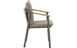Goossens tuinstoel viesta bruin buitenstof - 8252951-goossens-viesta-tuinstoelen-buitenstof-01