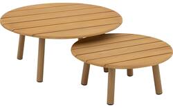 Goossens salontafel voor buiten bari blank teak - 8252960-goossens-bari-tuintafels-teak-01