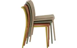 Goossens tuinstoel lygeke bruin kunststof - 8252966-goossens-lygeke-tuinstoelen-kunststof-01