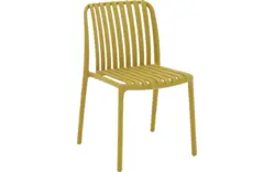 Goossens tuinstoel lygeke geel kunststof - 8252969-goossens-lygeke-tuinstoelen-kunststof-01