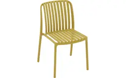 Goossens tuinstoel lygeke geel kunststof - 8252969-goossens-lygeke-tuinstoelen-kunststof-01