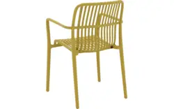 Goossens tuinstoel jelke geel kunststof - 8252977-goossens-jelke-tuinstoelen-kunststof-01