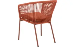 Goossens tuinstoel ravello oranje buitenstof - 8252990-goossens-ravello-tuinstoelen-buitenstof-01