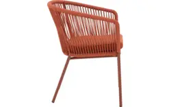Goossens tuinstoel ravello oranje buitenstof - 8252990-goossens-ravello-tuinstoelen-buitenstof-01
