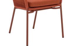 Goossens tuinstoel ravello oranje buitenstof - 8252990-goossens-ravello-tuinstoelen-buitenstof-01