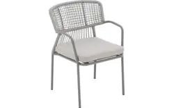Goossens tuinstoel sestri bruin buitenstof - 8252994-goossens-sestri-tuinstoelen-buitenstof-01