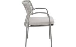 Goossens tuinstoel sestri bruin buitenstof - 8252994-goossens-sestri-tuinstoelen-buitenstof-01