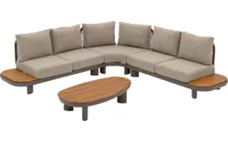 Goossens loungeset monaco bruin buitenstof - 8252997-goossens-monaco-loungesets-buitenstof-11