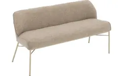 Goossens eetbank rory beige stof - 8253046-goossens-rory-eetkamerstoel-stof-beige-01