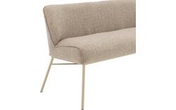 Goossens eetbank rory beige stof - 8253046-goossens-rory-eetkamerstoel-stof-beige-01