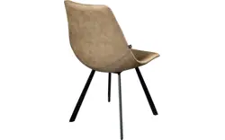 Goossens eetkamerstoel point bruin kunstleer - 8253063-goossens-point-eetkamerstoel-kunstleer-bruin-01