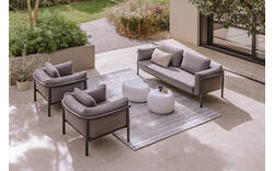 Goossens outdoor carpet nea grijs polyester - 8253074-goossens-venice-tuinbanken-buitenstof-05