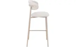 Goossens basic barkruk siem beige stof - 8260004-goossens-basic-siem-barstoel-stof-01