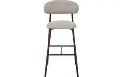 Goossens basic barkruk siem beige stof - 8260005-goossens-basic-siem-barstoel-stof-01