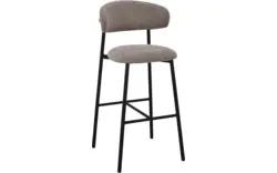 Goossens basic barkruk siem bruin stof - 8260006-goossens-basic-siem-barstoel-stof-01