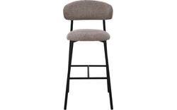 Goossens basic barkruk siem bruin stof - 8260006-goossens-basic-siem-barstoel-stof-01