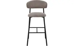 Goossens basic barkruk siem bruin stof - 8260006-goossens-basic-siem-barstoel-stof-01