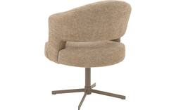 Goossens excellent eetkamerstoel roma bruin stof - 8260075-goossens-excellent-roma-eetkamerstoel-stof-bruin-10