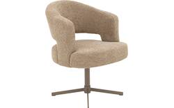 Goossens excellent eetkamerstoel roma bruin stof - 8260075-goossens-excellent-roma-eetkamerstoel-stof-bruin-10