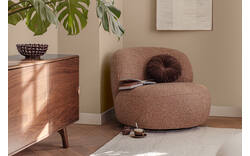 Goossens draaifauteuil avi bruin stof - 8252943-goossens-avi-fauteuil-stof-01