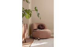 Goossens draaifauteuil avi bruin stof - 8252943-goossens-avi-fauteuil-stof-01