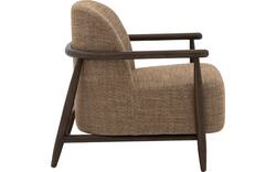Goossens fauteuil fuzz bruin stof - 8260106-goossens-fuzz-fauteuil-stof-01