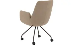 Goossens excellent eetkamerstoel mabach bruin stof - 8260113-goossens-excellent-mabach-eetkamerstoel-stof-beige-01