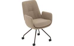 Goossens excellent eetkamerstoel mabach beige stof - 8260114-goossens-excellent-mabach-eetkamerstoel-stof-bruin-01