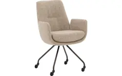 Goossens excellent eetkamerstoel mabach beige stof - 8260114-goossens-excellent-mabach-eetkamerstoel-stof-bruin-01