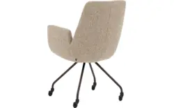 Goossens excellent eetkamerstoel mabach bruin stof - 8260113-goossens-excellent-mabach-eetkamerstoel-stof-beige-01