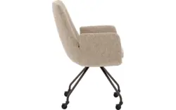 Goossens excellent eetkamerstoel mabach bruin stof - 8260113-goossens-excellent-mabach-eetkamerstoel-stof-beige-01