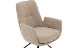Goossens excellent eetkamerstoel mabach bruin stof - 8260113-goossens-excellent-mabach-eetkamerstoel-stof-beige-01
