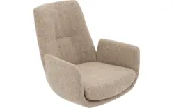 Goossens excellent eetkamerstoel mabach bruin stof - 8260113-goossens-excellent-mabach-eetkamerstoel-stof-beige-01