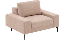 Goossens loveseat valdena roze stof - 8260115-goossens-valdena-bank-stof-roze-01