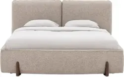 Goossens bedframe luxy bruin stof - 8260148-goossens-luxy-storage-bedframe-stof-19