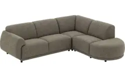 Goossens hoeksalon benk groen stof - 8260152-goossens-benk-bank-stof-groen-01