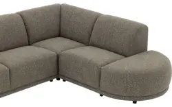 Goossens hoeksalon benk groen stof - 8260152-goossens-benk-bank-stof-groen-01