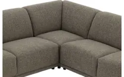 Goossens hoeksalon benk groen stof - 8260152-goossens-benk-bank-stof-groen-01