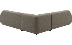 Goossens hoeksalon benk groen stof - 8260155-goossens-benk-bank-stof-groen-01