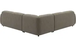 Goossens hoeksalon benk groen stof - 8260155-goossens-benk-bank-stof-groen-01