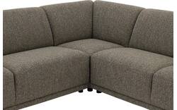 Goossens hoeksalon benk groen stof - 8260157-goossens-benk-bank-stof-groen-01
